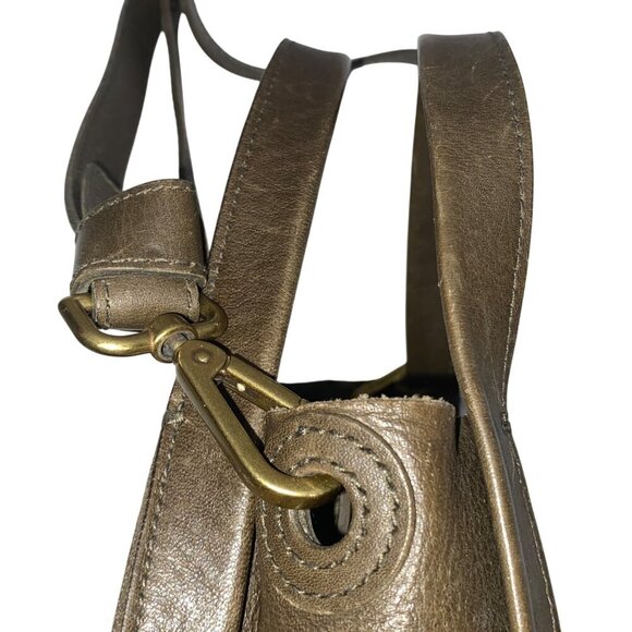 Madewell Sydney Forest Green Genuine Leather Crossbody Bag Adjustable Strap - Picture 9 of 16